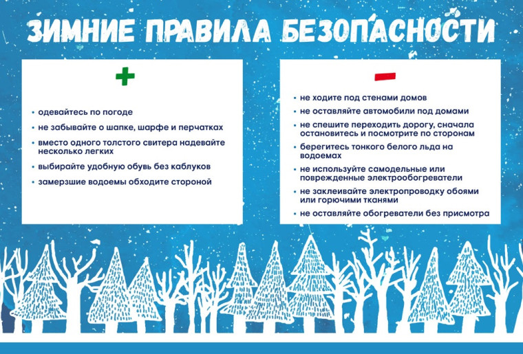 Безопасность зимой.